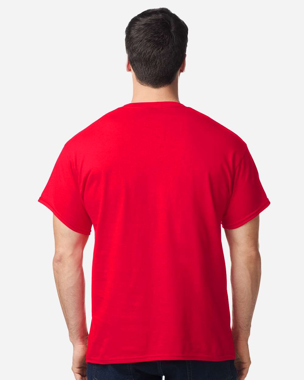 Heavy Cotton™ T-Shirt - OnModelBack - B00060703 - Red