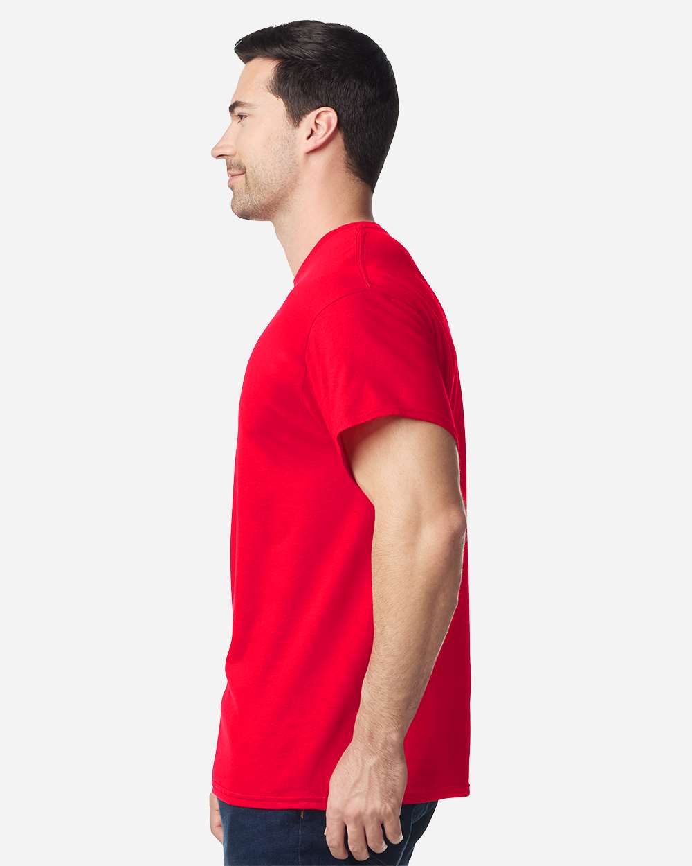 Heavy Cotton™ T-Shirt - OnModelSide - B00060703 - Red