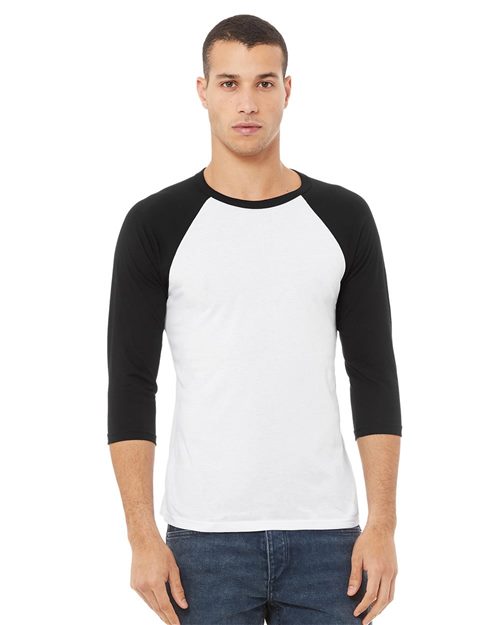 Unisex Three-Quarter Sleeve Baseball Tee - styleImage