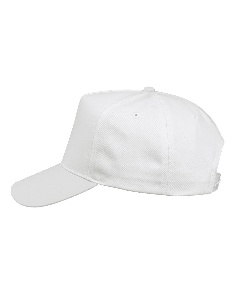Five-Panel Twill Cap - DirectSide - B27795000 - White