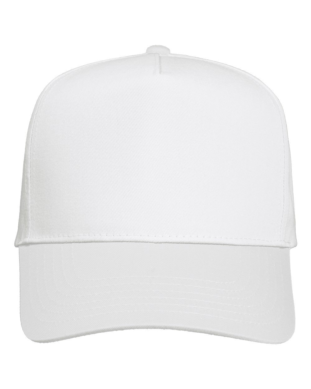 Five-Panel Twill Cap - Front - B27795000 - White