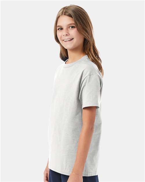 Youth Authentic T-Shirt - OnModelSide - B31600026 - Ash