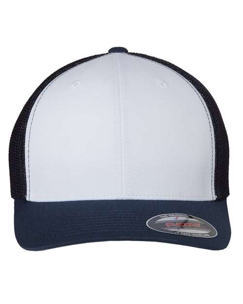 Trucker Cap - Front - B85895661 - Navy/ White/ Navy