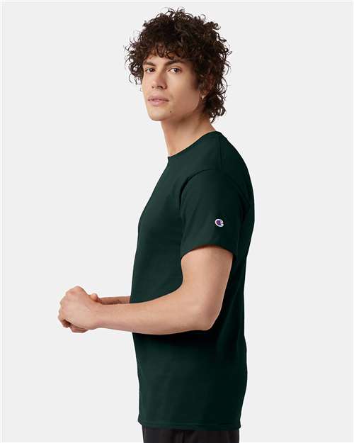 Unisex Classic T-Shirt - OnModelSide - B00784199 - Dark Green