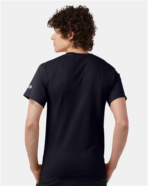 Unisex Classic T-Shirt - OnModelBack - B00784659 - Navy