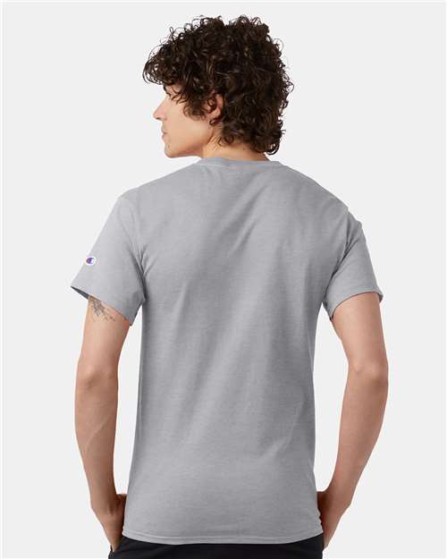 Unisex Classic T-Shirt - OnModelBack - B00784589 - Light Steel