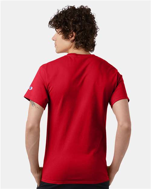 Unisex Classic T-Shirt - OnModelBack - B00784709 - Red