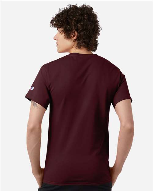 Unisex Classic T-Shirt - OnModelBack - B00784539 - Maroon