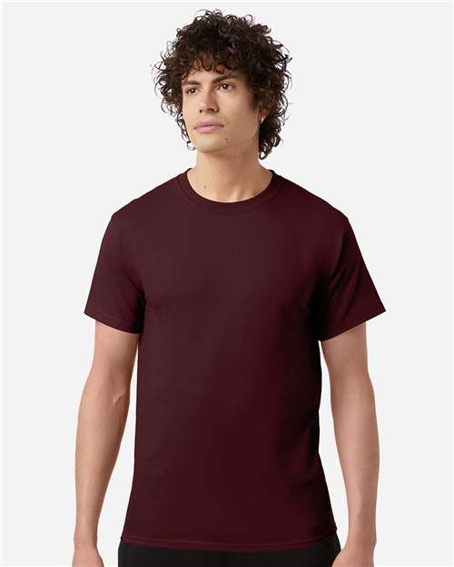 Unisex Classic T-Shirt - OnModelFront - B00784539 - Maroon