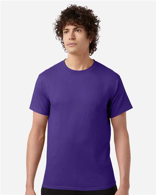 Unisex Classic T-Shirt - OnModelFront - B00784679 - Purple