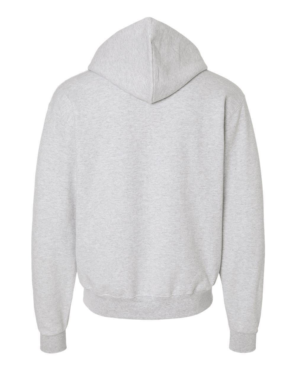 Powerblend® Full-Zip Hooded Sweatshirt - Back - B25384023 - Silver Grey