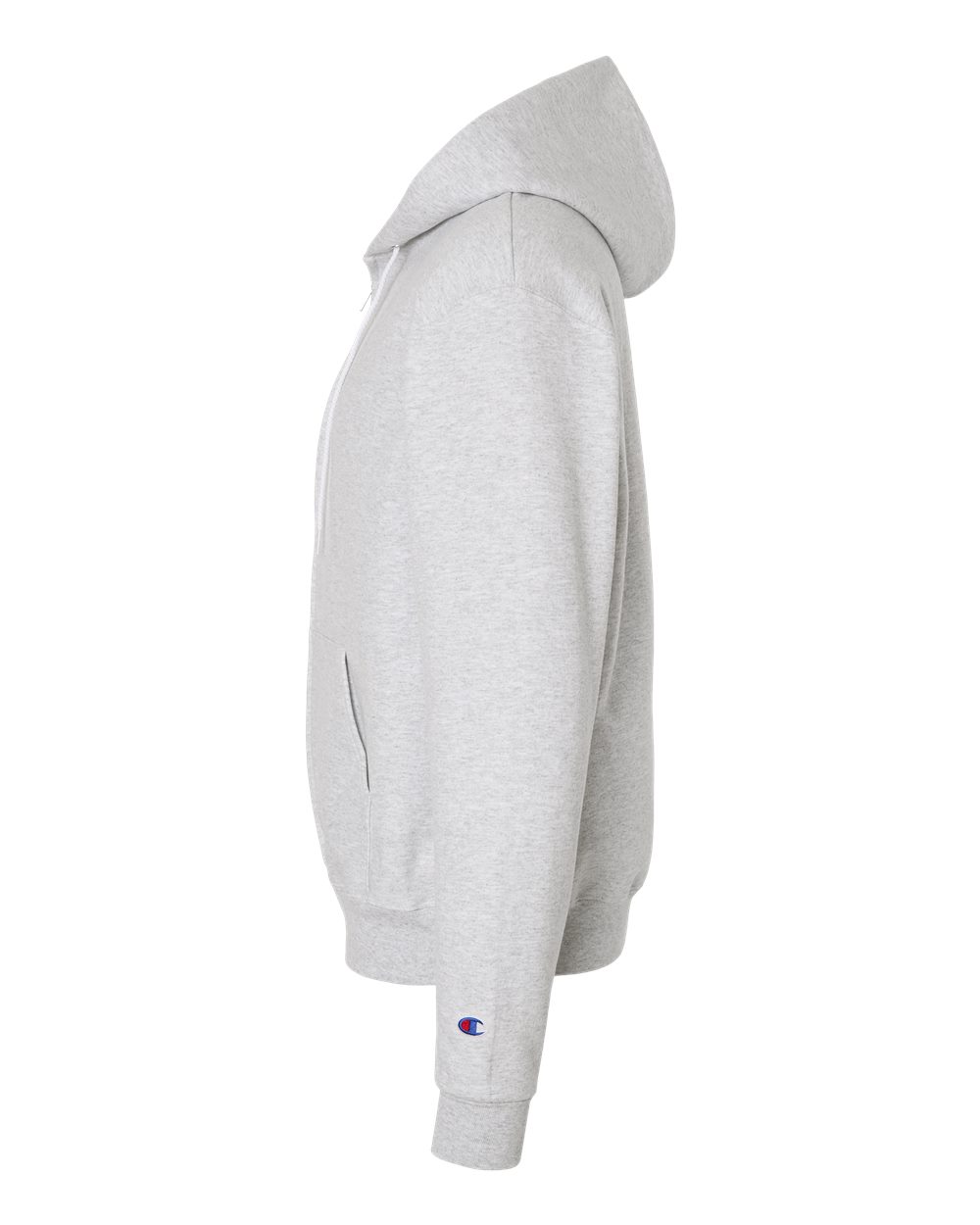 Powerblend® Full-Zip Hooded Sweatshirt - DirectSide - B25384023 - Silver Grey