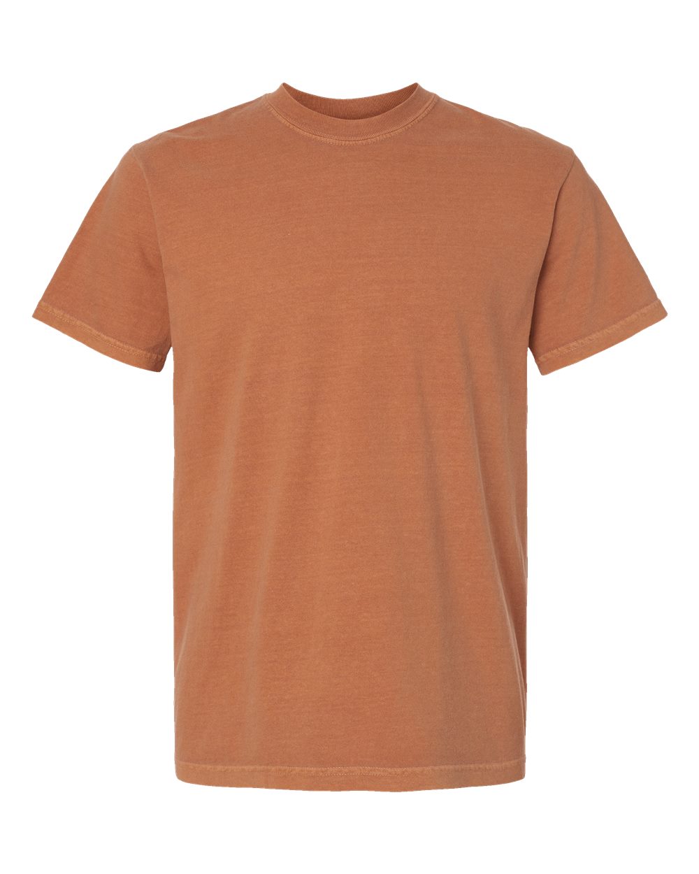 Garment-Dyed Heavyweight T-Shirt - Front - B00708323 - Yam