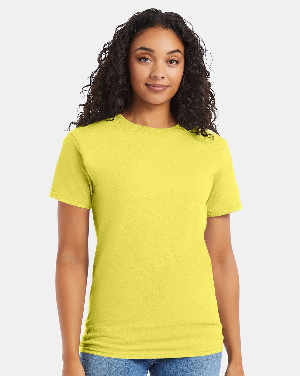 Essential-T T-Shirt - OnModelFront - B00000413 - Yellow