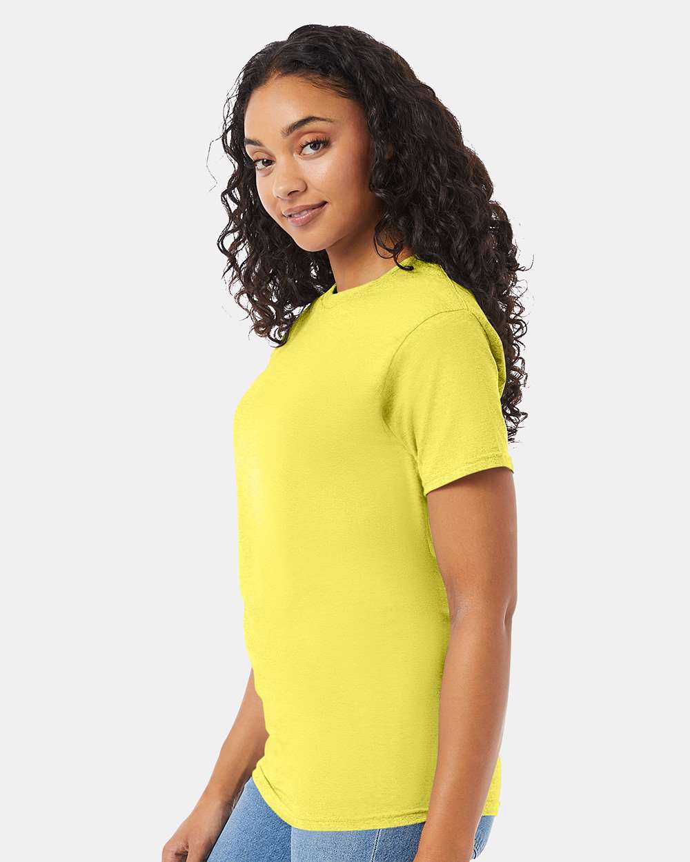 Essential-T T-Shirt - OnModelSide - B00000413 - Yellow