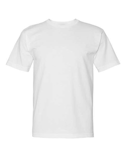 Unisex USA-Made Midweight T-Shirt - Front - B00079009 - White