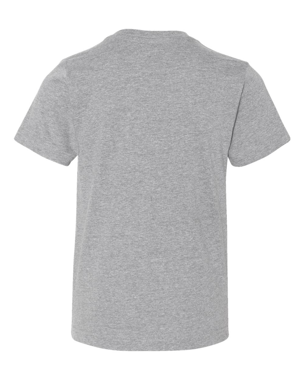 Youth Fine Jersey Tee - Back - B38038582 - Heather