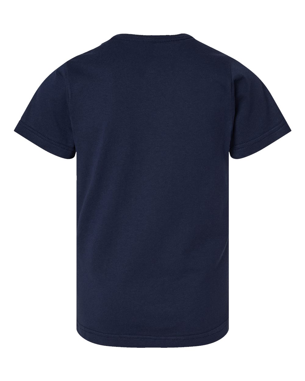 Youth Fine Jersey Tee - Back - B38038652 - Navy