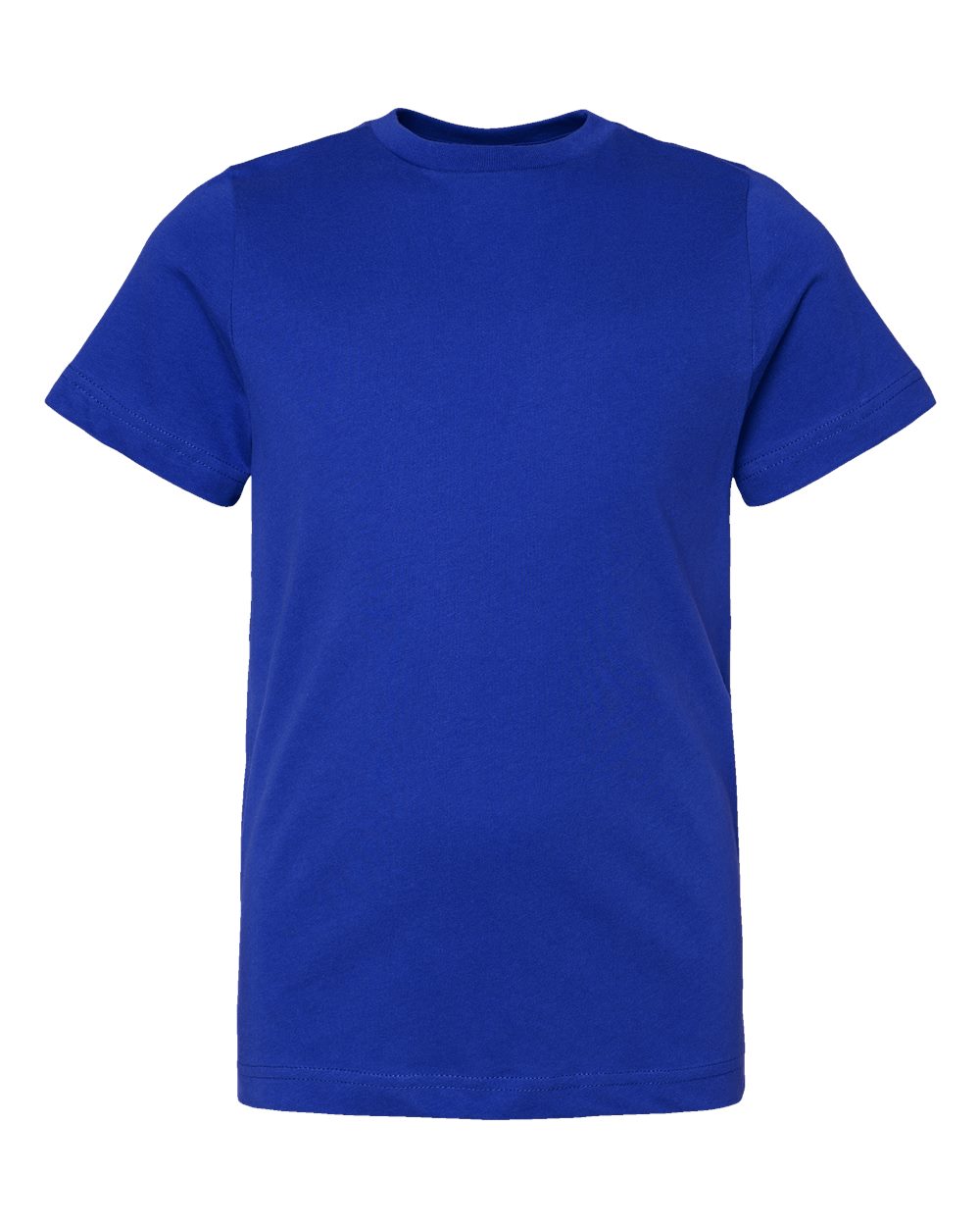 Youth Fine Jersey Tee - Front - B38038752 - Royal