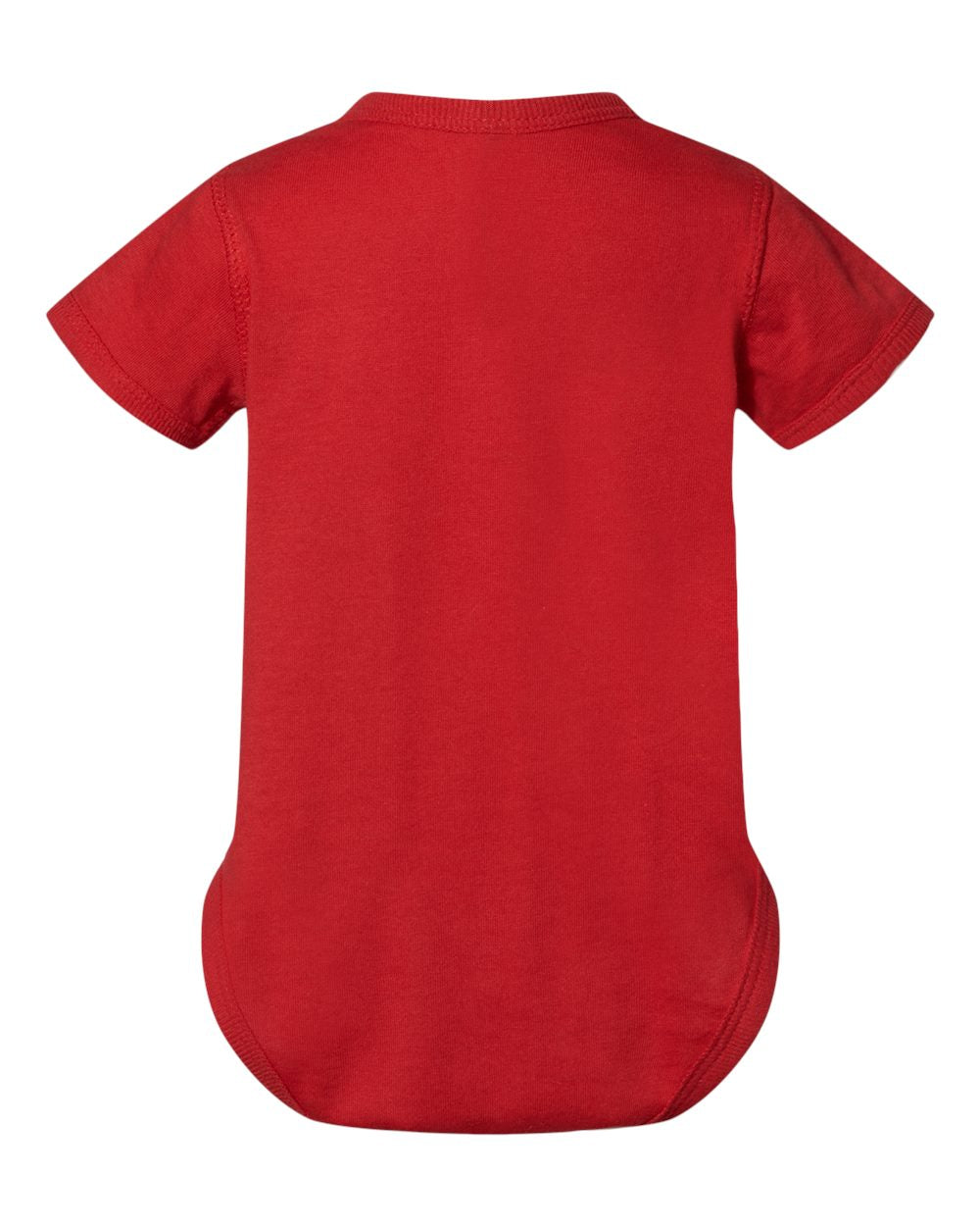 Infant Fine Jersey Bodysuit - Back - B33438701 - Red