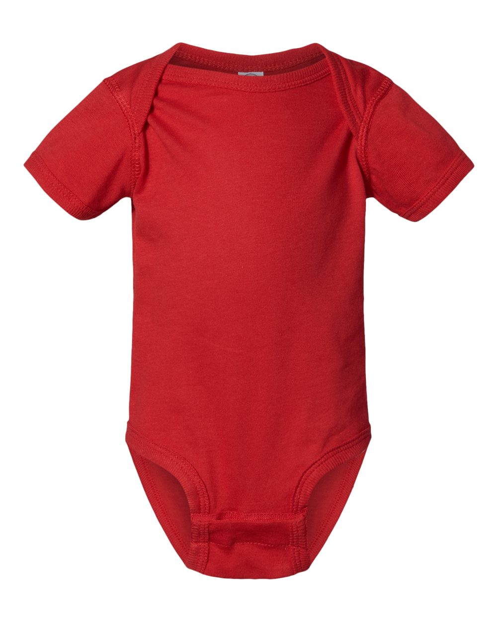 Infant Fine Jersey Bodysuit - Front - B33438701 - Red