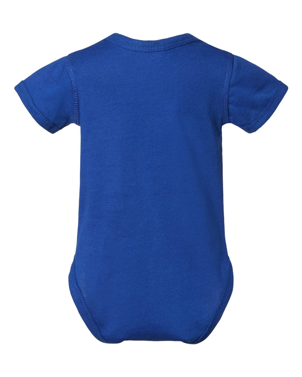 Infant Fine Jersey Bodysuit - Back - B33438751 - Royal