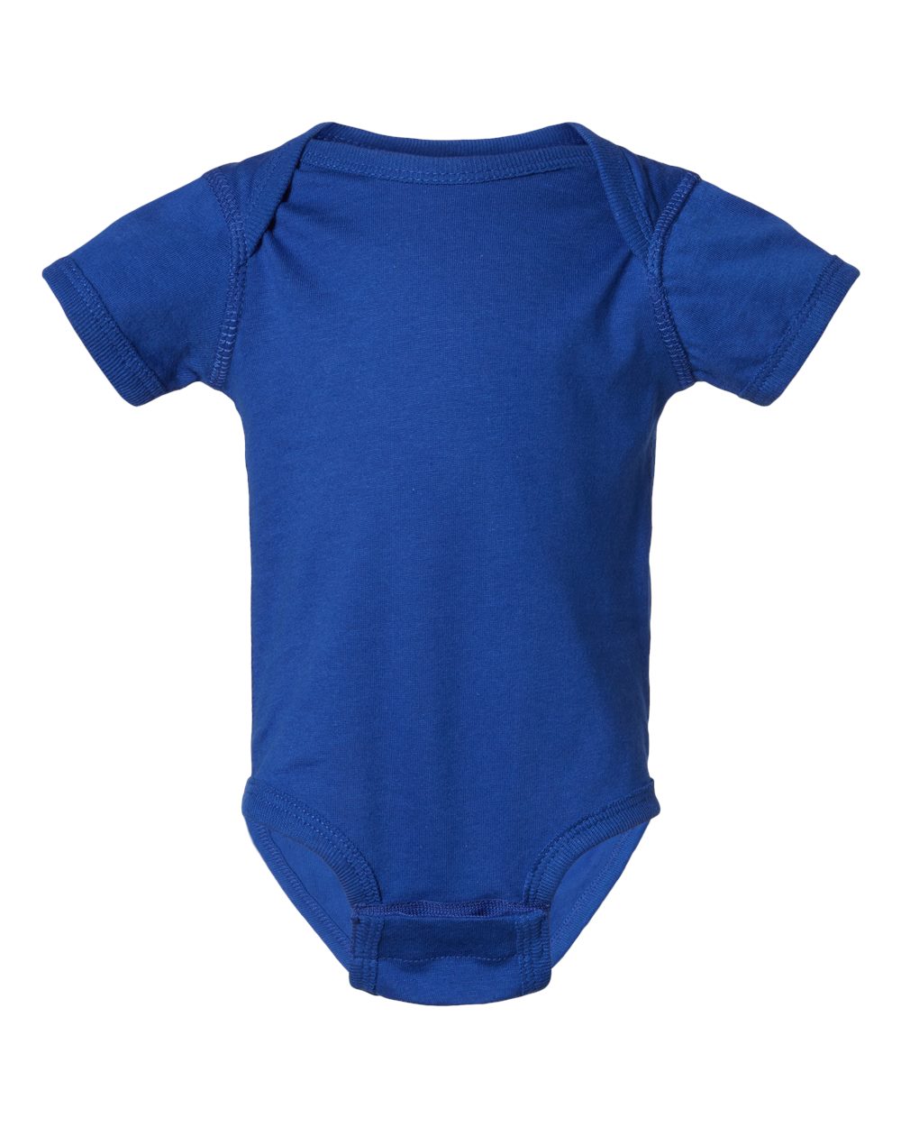 Infant Fine Jersey Bodysuit - Front - B33438751 - Royal