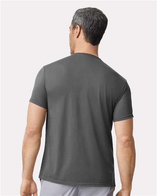 Unisex Performance® T-Shirt - OnModelBack - B09260096 - Charcoal