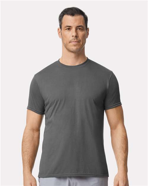 Unisex Performance® T-Shirt - OnModelFront - B09260096 - Charcoal