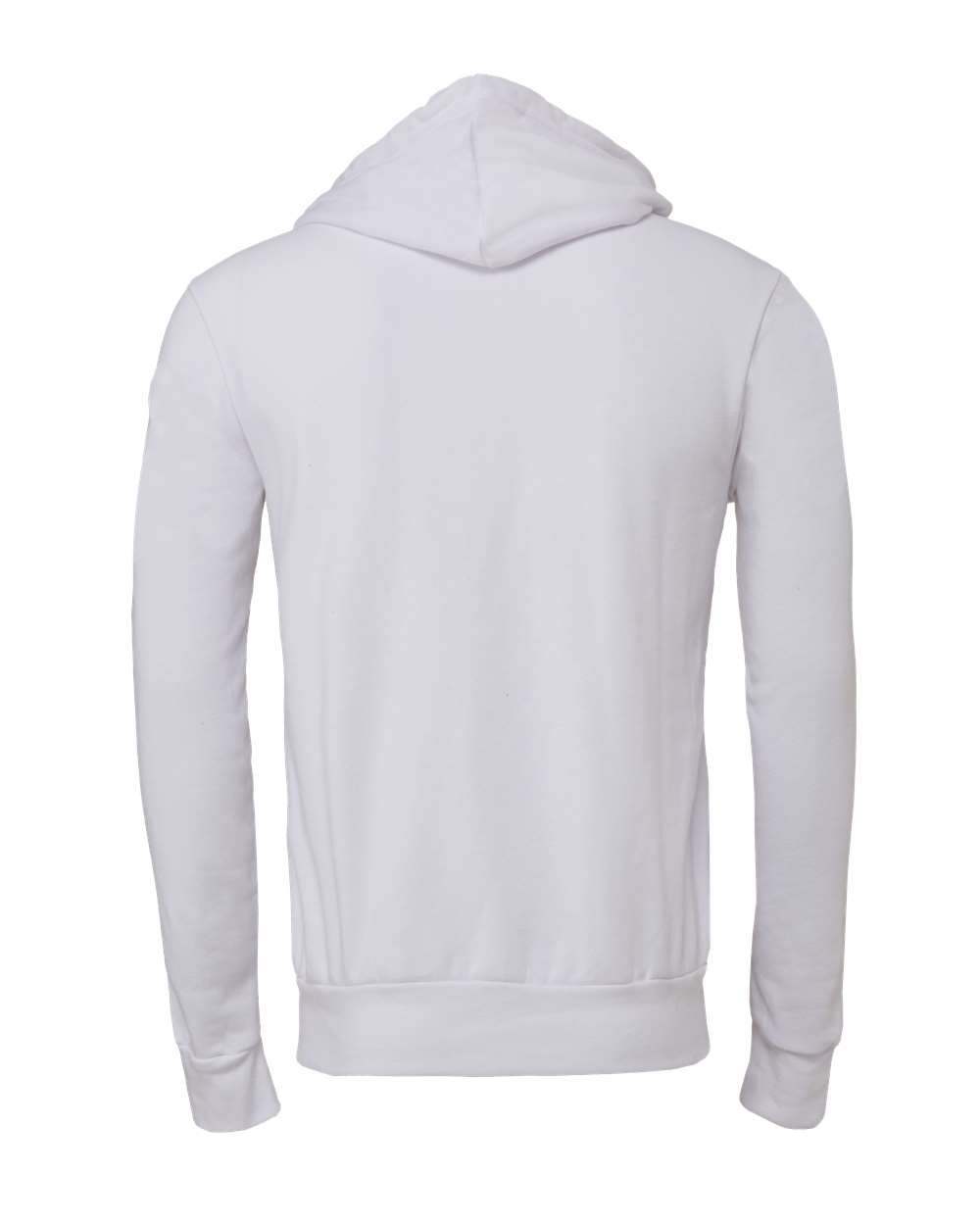 Sponge Fleece Hoodie - Back - B86306002 - White