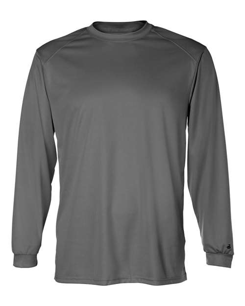 Unisex B-Core Long Sleeve T-Shirt - Front - B07985097 - Graphite