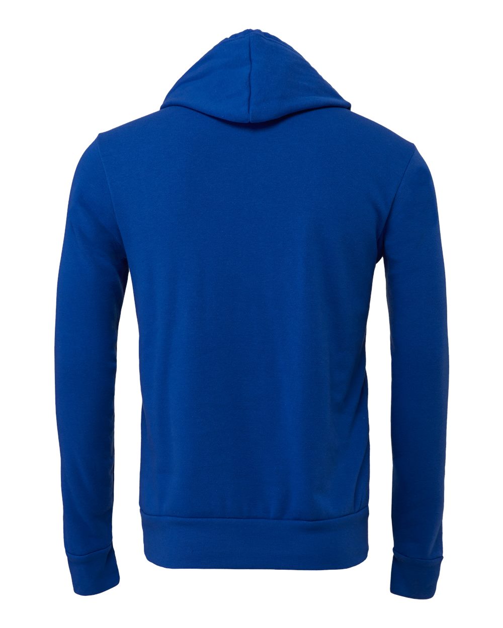 Sponge Fleece Hoodie - Back - B86306752 - True Royal