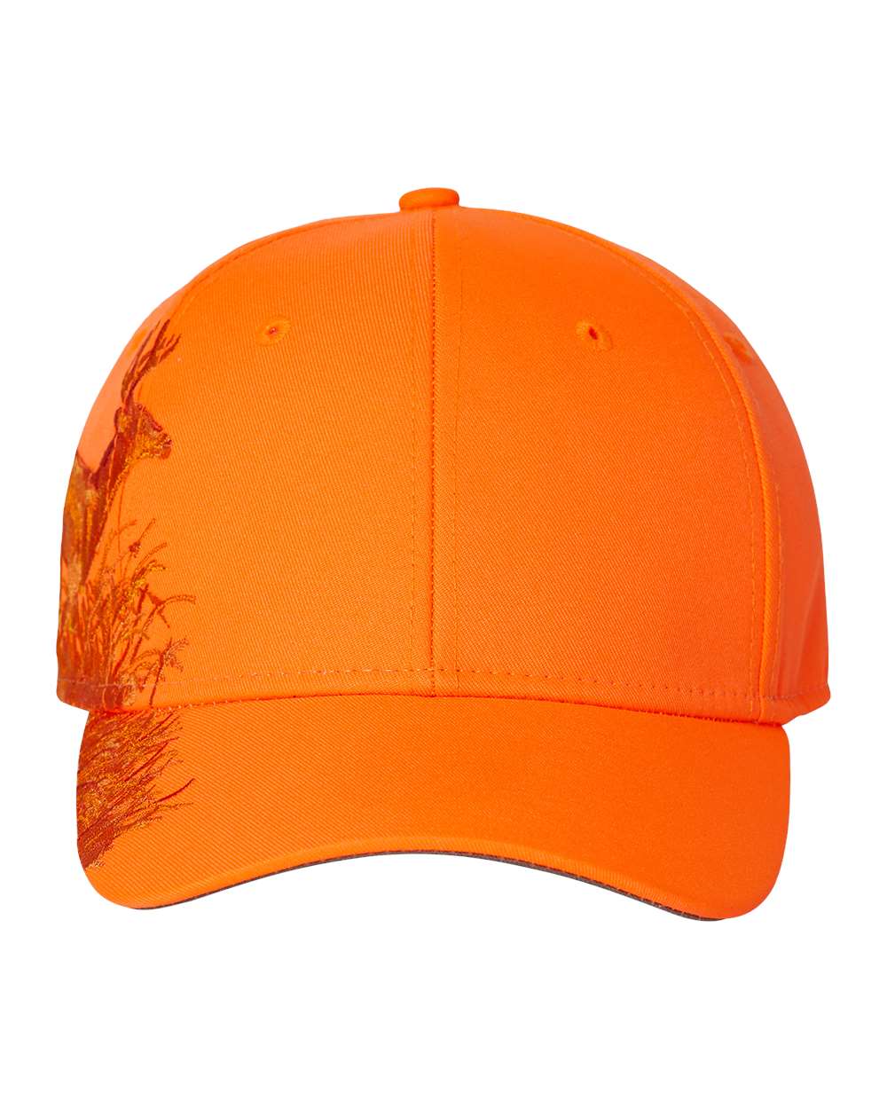 Running Buck Cap - Front - B36595660 - Blaze Orange - Buck