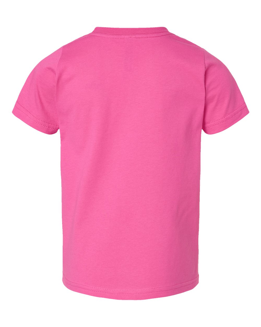 Toddler Fine Jersey Tee - Back - B31838693 - Raspberry