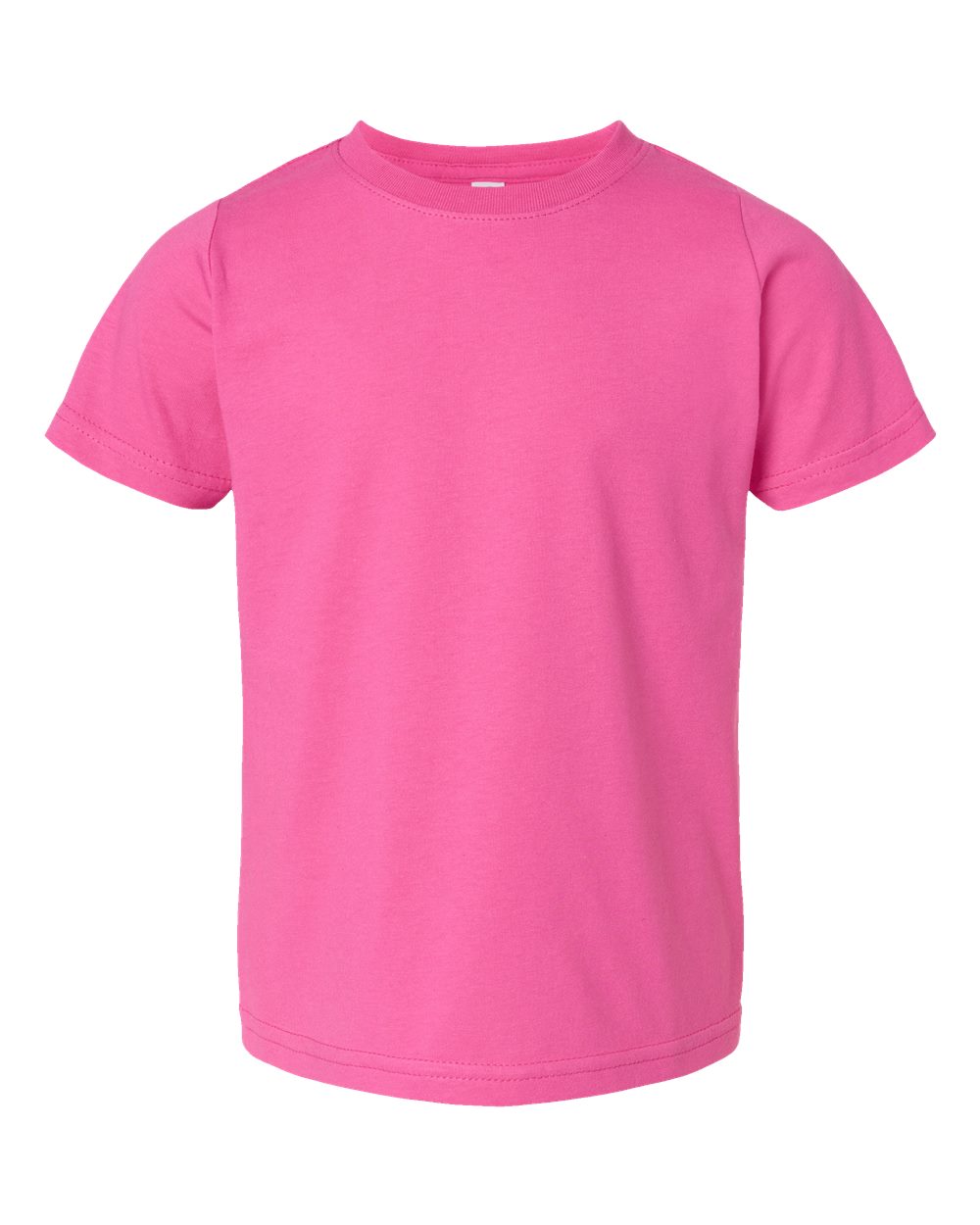 Toddler Fine Jersey Tee - Front - B31838693 - Raspberry