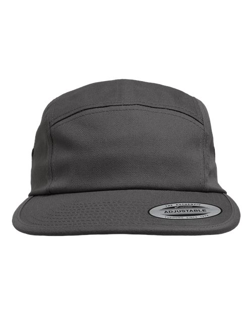 Classic Jockey Flat Bill Cap - Front - B74595350 - Dark Grey