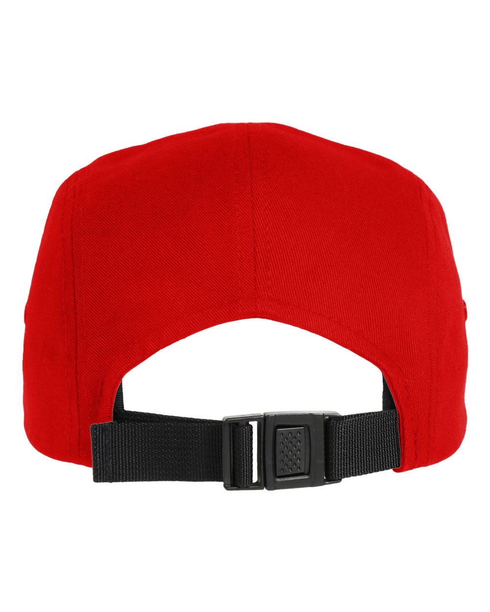 Classic Jockey Flat Bill Cap - Back - B74595700 - Red