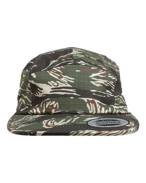 Classic Jockey Flat Bill Cap - Front - B74595620 - Tiger Camo