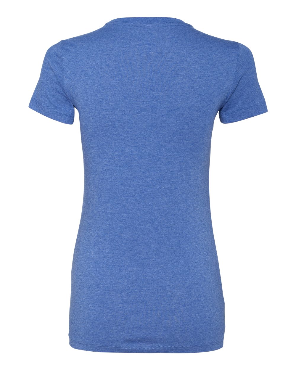 Women's Slim Fit Tee - Back - B50306746 - Heather True Royal