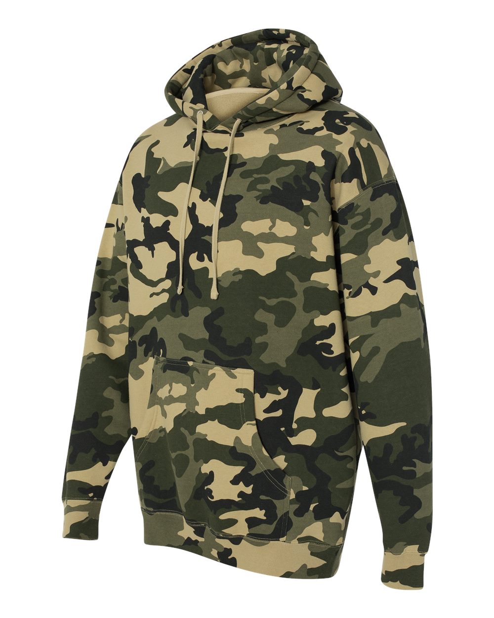 Heavyweight Hooded Sweatshirt - Side - B22276623 - Army Camo