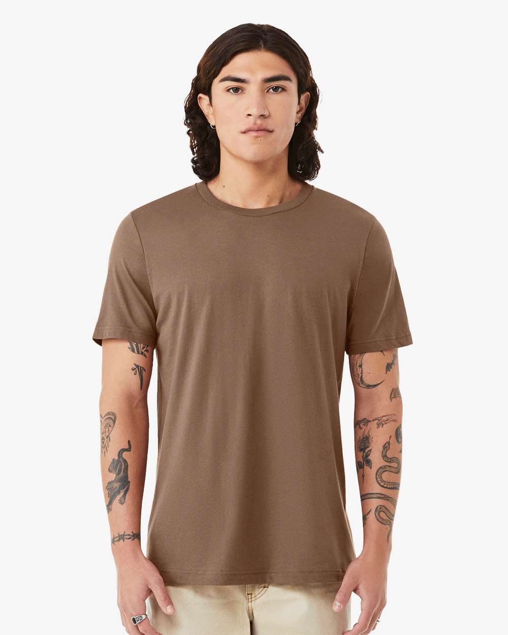 Jersey Tee - OnModelFront - B00606532 - Vintage Brown