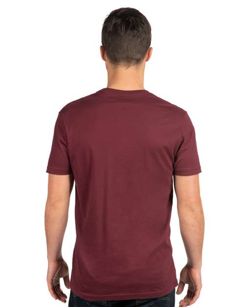Cotton T-Shirt - OnModelBack - B00618534 - Maroon