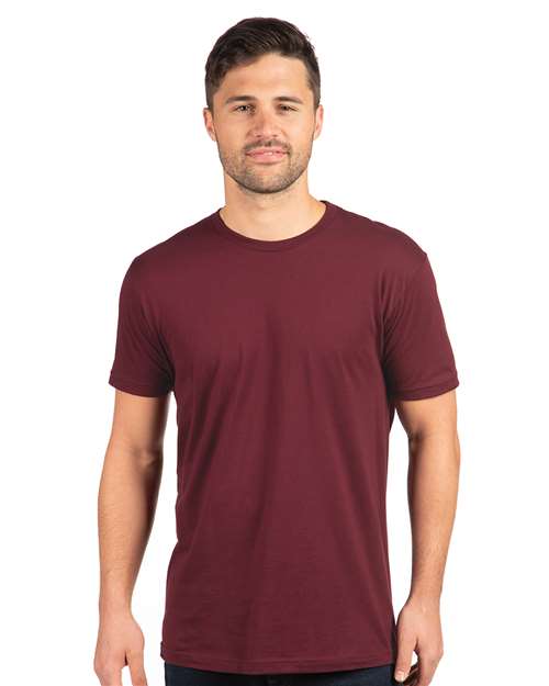Cotton T-Shirt - OnModelFront - B00618534 - Maroon