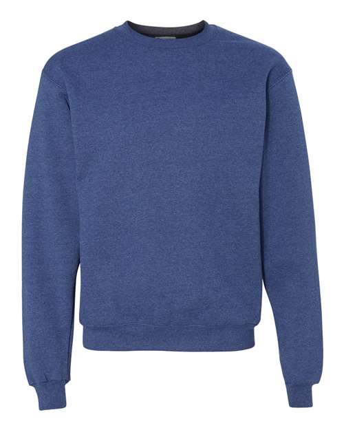 Unisex Powerblend® Crewneck Sweatshirt - Front - B21284785 - Royal Blue Heather