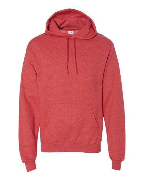 Unisex Powerblend® Hooded Sweatshirt - Front - B22884715 - Scarlet Heather