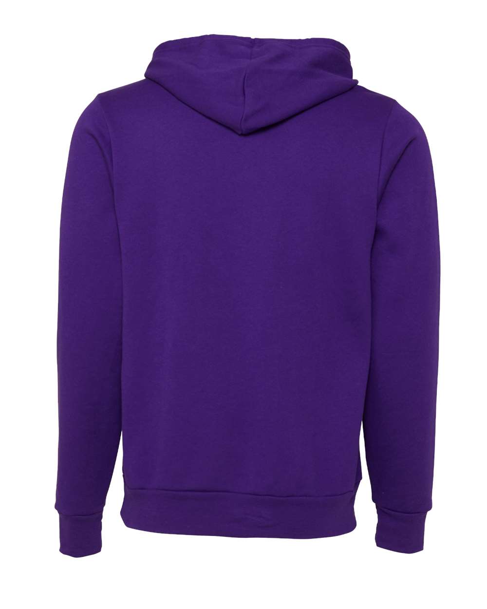 Sponge Fleece Hoodie - Back - B86306672 - Team Purple