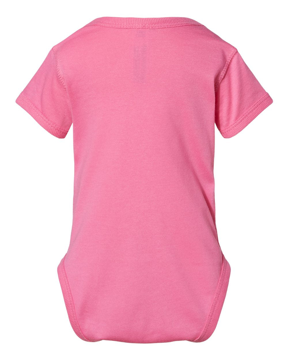 Infant Fine Jersey Bodysuit - Back - B33438691 - Raspberry