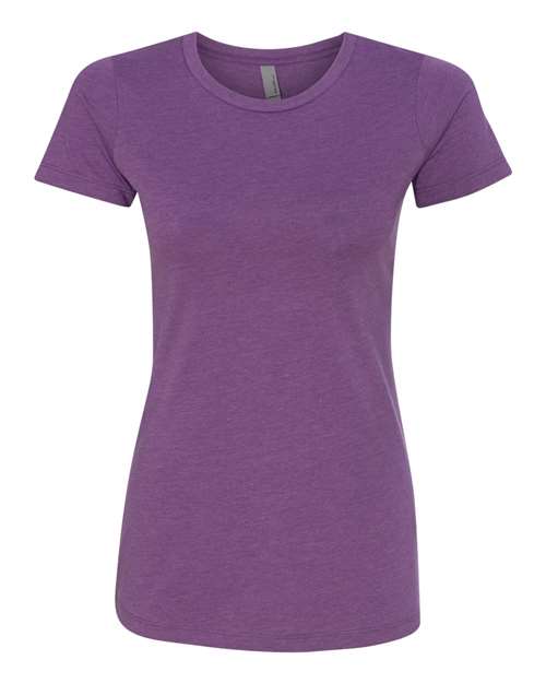 Women’s CVC T-Shirt - Front - B50618204 - Purple Berry