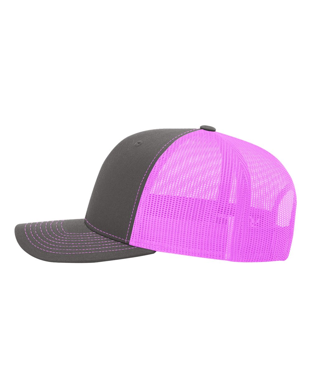 Snapback Trucker Cap - DirectSide - B18095120 - Charcoal/ Neon Pink