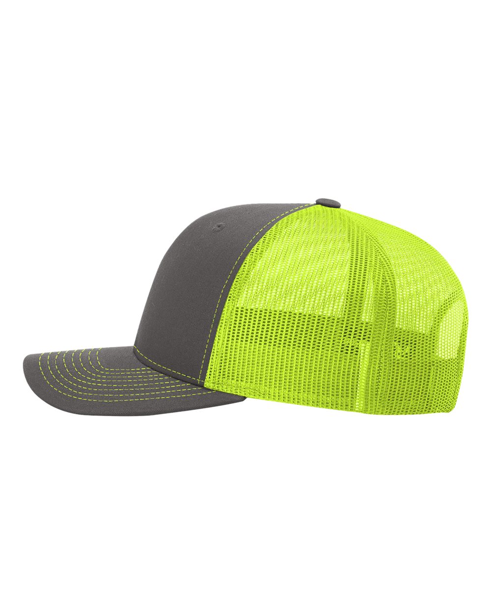 Snapback Trucker Cap - DirectSide - B18095130 - Charcoal/ Neon Yellow